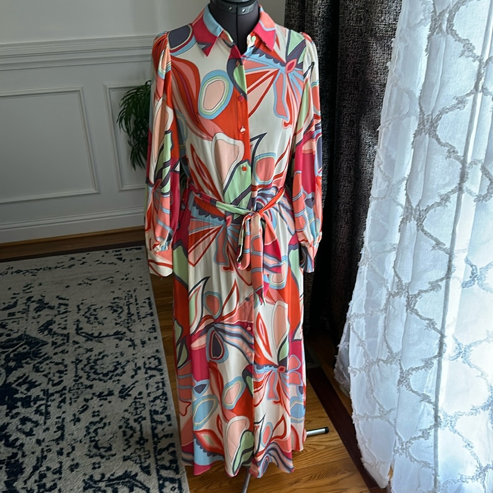 Alexis Mixed Floral Abstract dress